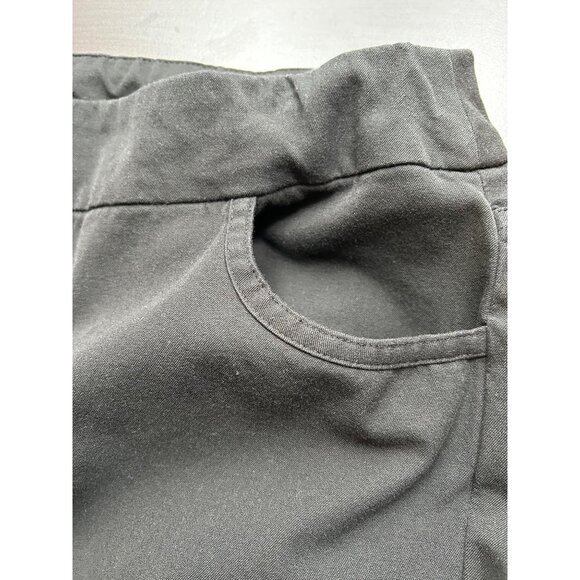 SOFT SURROUNDINGS BLACK CASUAL CHIC‎ ANKLE PANTS W/ BUTTON DETAIL Sz LARGE - Picture 9 of 10